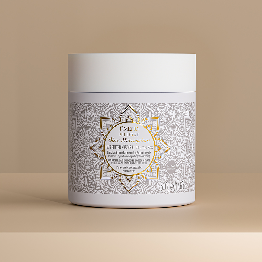 Hair Butter Máscara  Amend Millenar Óleos Marroquinos 500g image number 6